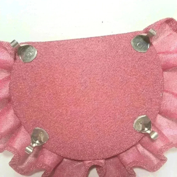 Fantastic Retro Style Kitchy Jewellery Box. Miniature Round Bed. Bling/Ruffles - Picture 5 of 5